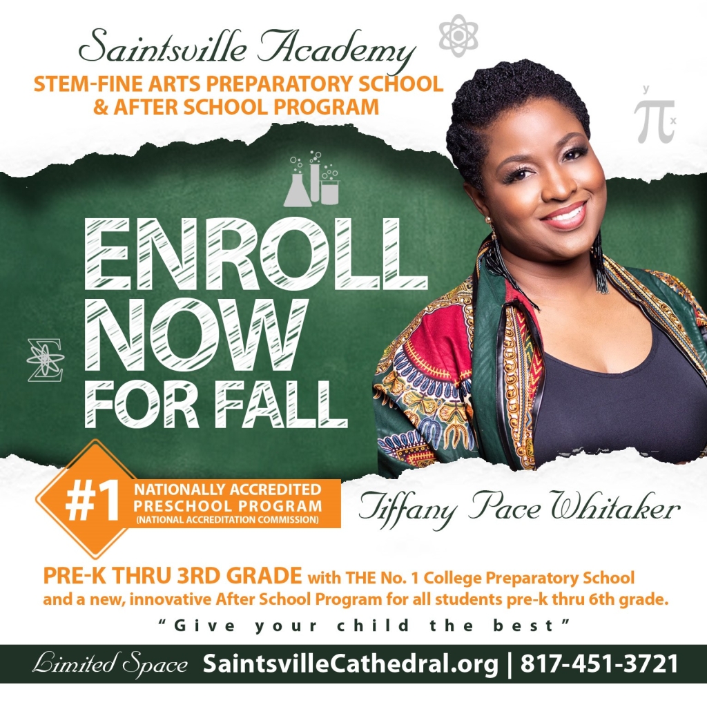 Saintsville Academy - Enroll for Fall Flyer